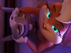 Bunnies having sex and have animal orgasm in animal sex video